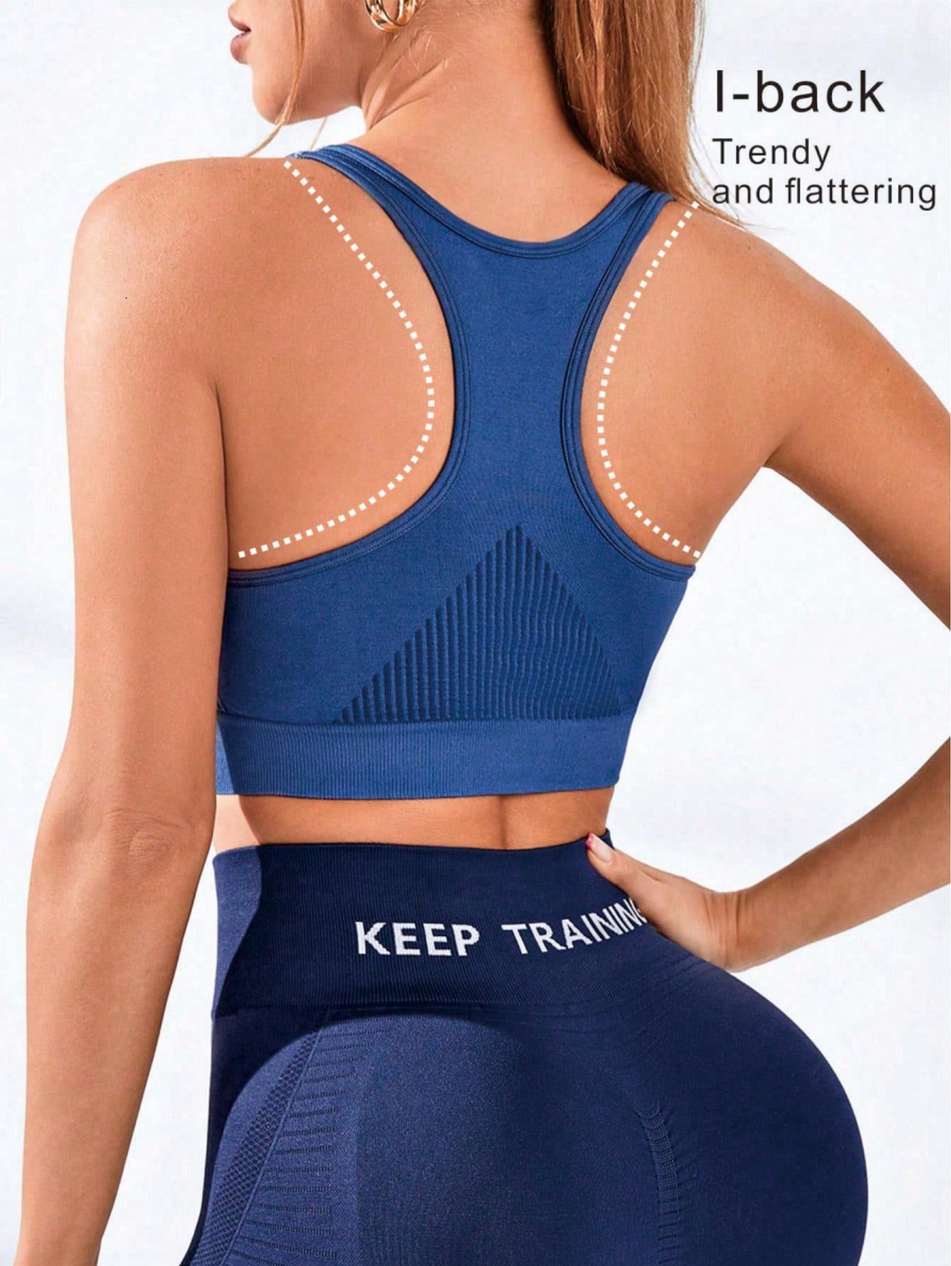 Women's Racerback Sports Bra S - огляд і ціна Seamless Ribbed Workout Tank Top