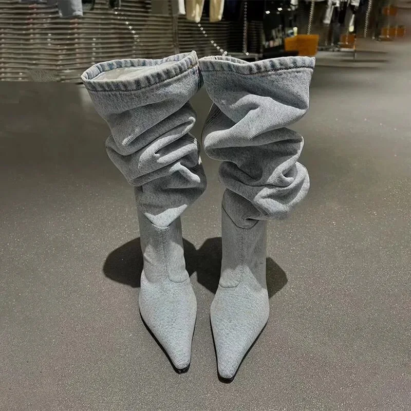 High Heel Long Tube over Knee  - огляд і ціна Jeans