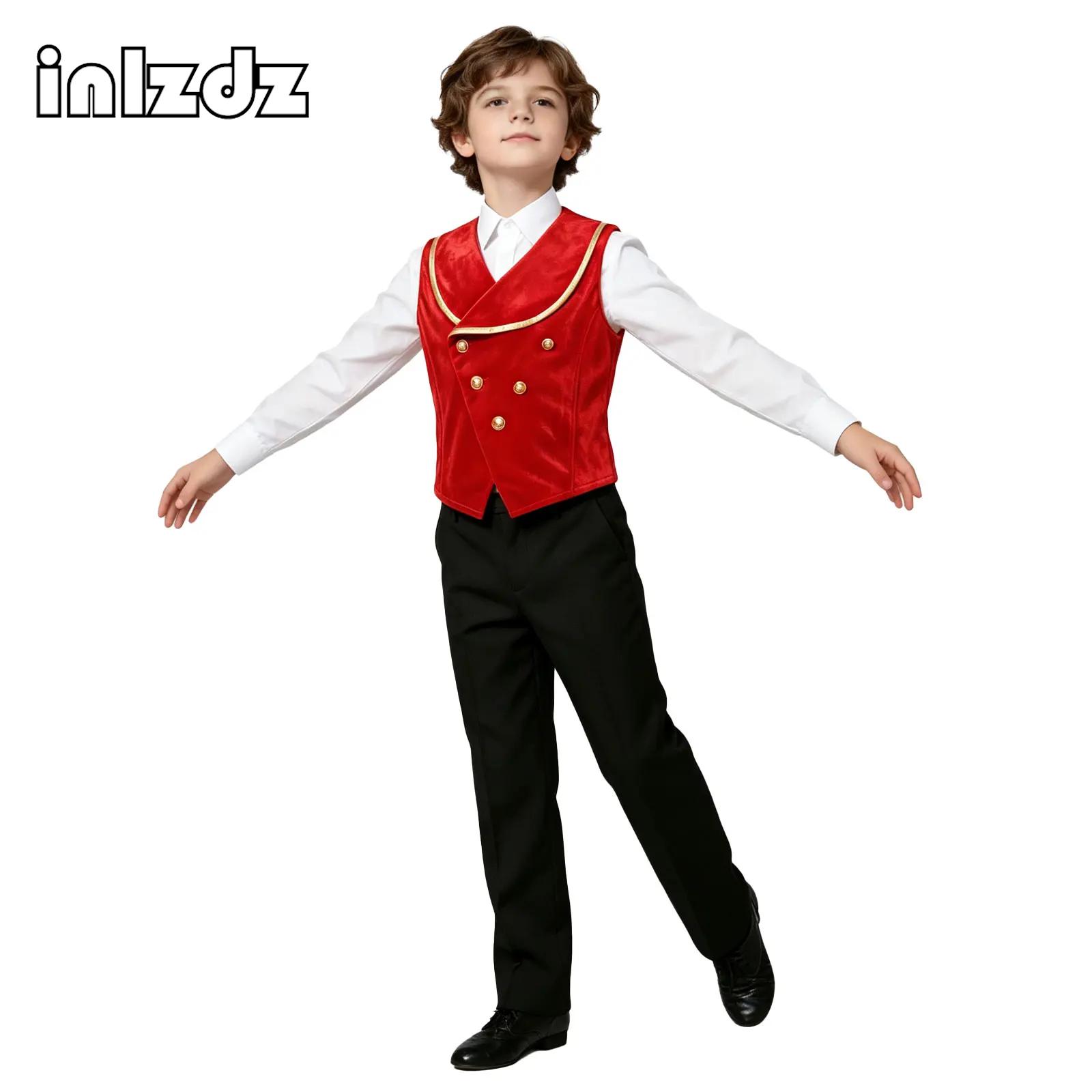 Kids Boys Medieval Velvet Vest - огляд і ціна Dresses