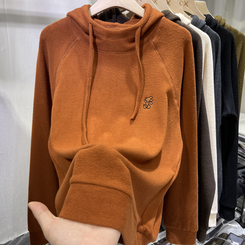 Women's Fleece Lined Hoodie Sw - огляд і ціна Korean Style A Line Shirt Dress