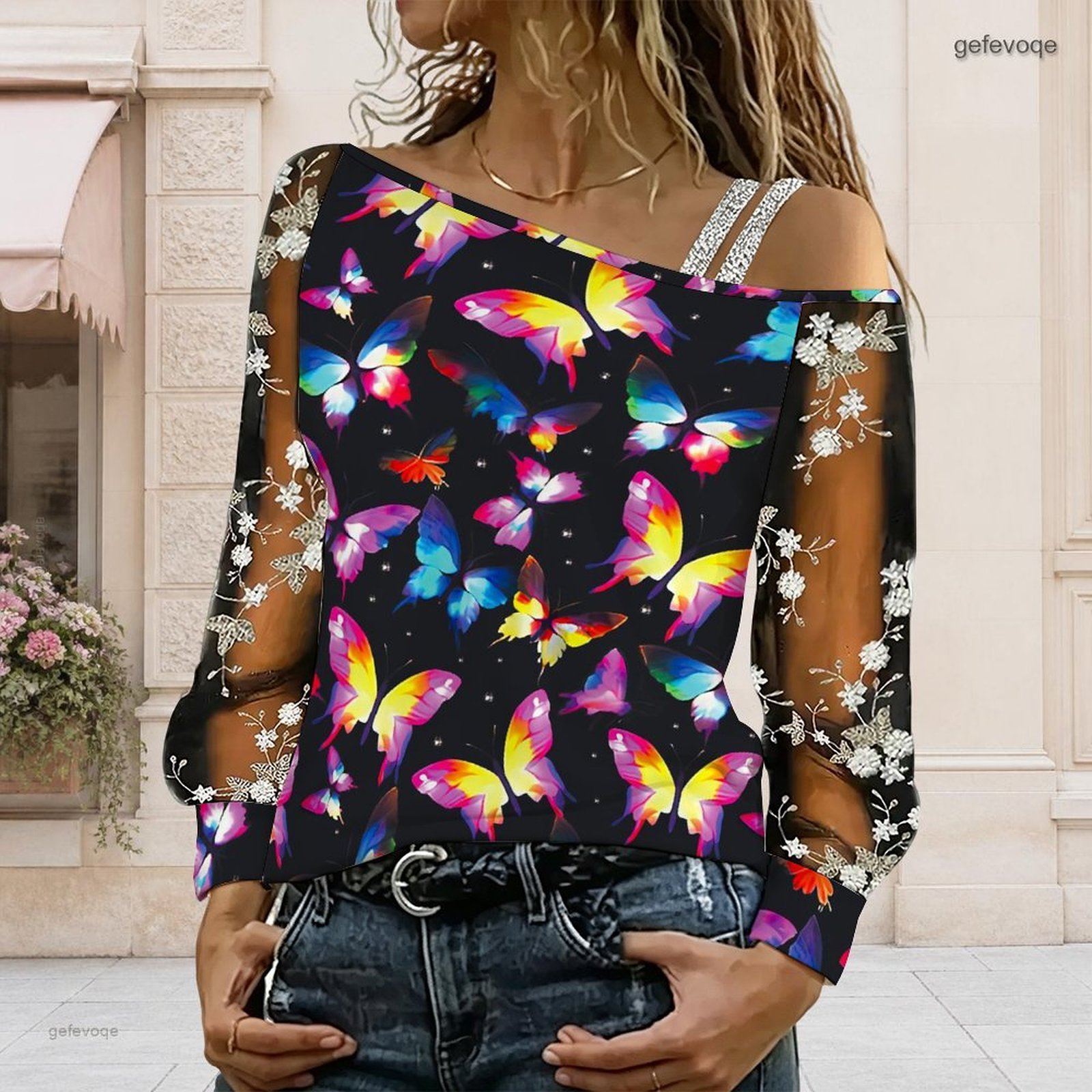 Women Off Shoulder Blouse Asym - огляд і ціна Blouses