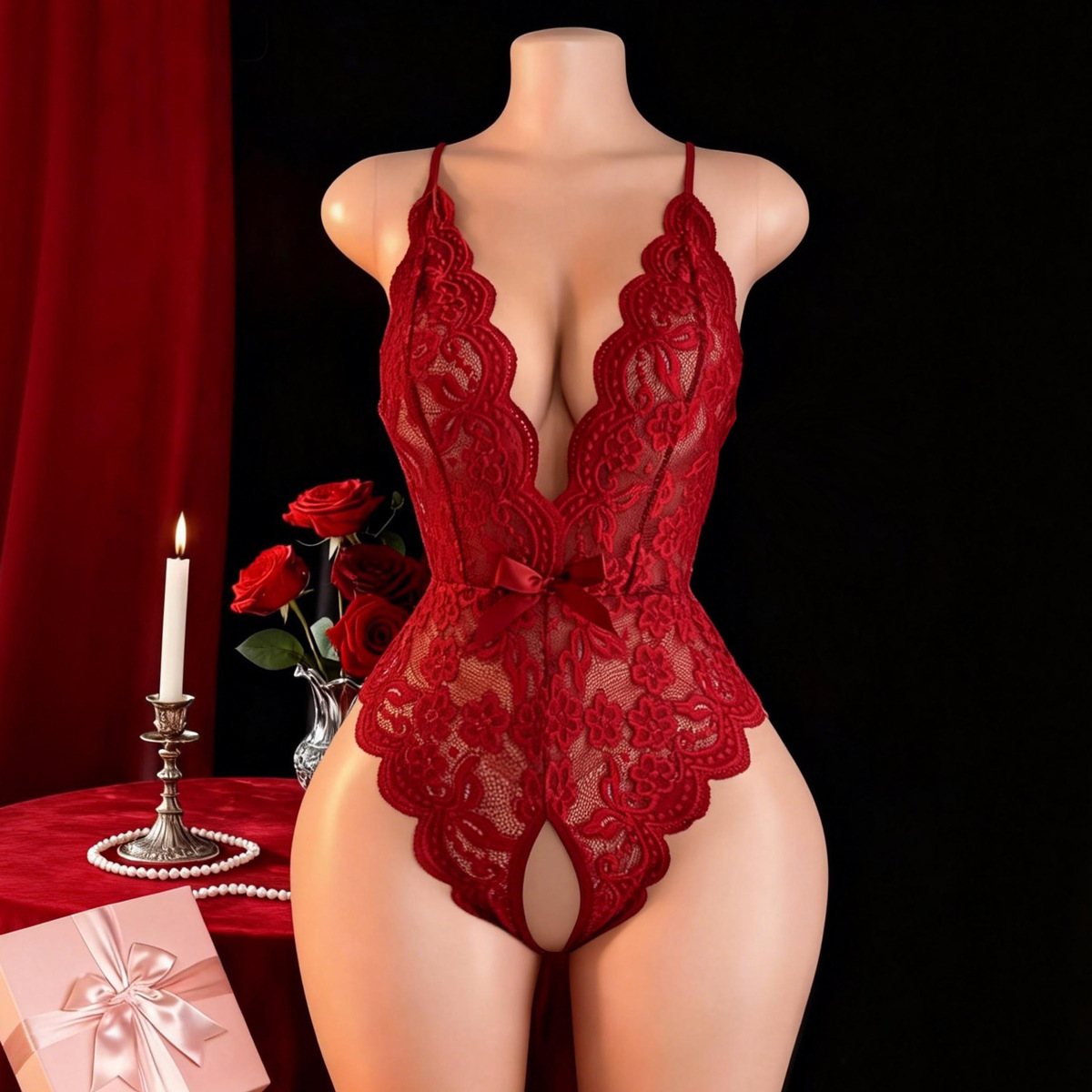 Hot Crotchless Sexy Lingerie F - огляд і ціна Lingerie