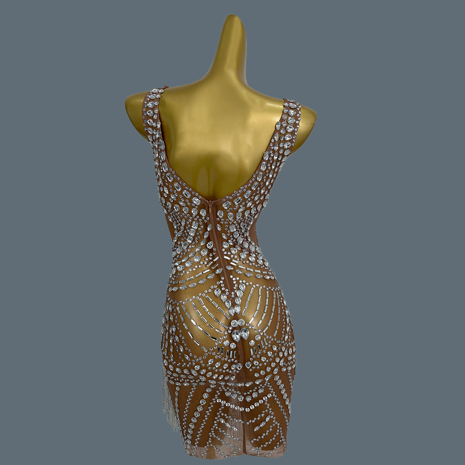 Sexy Evening Dresses For Women - огляд і ціна Sparkly Rhinestone Club Party Dress