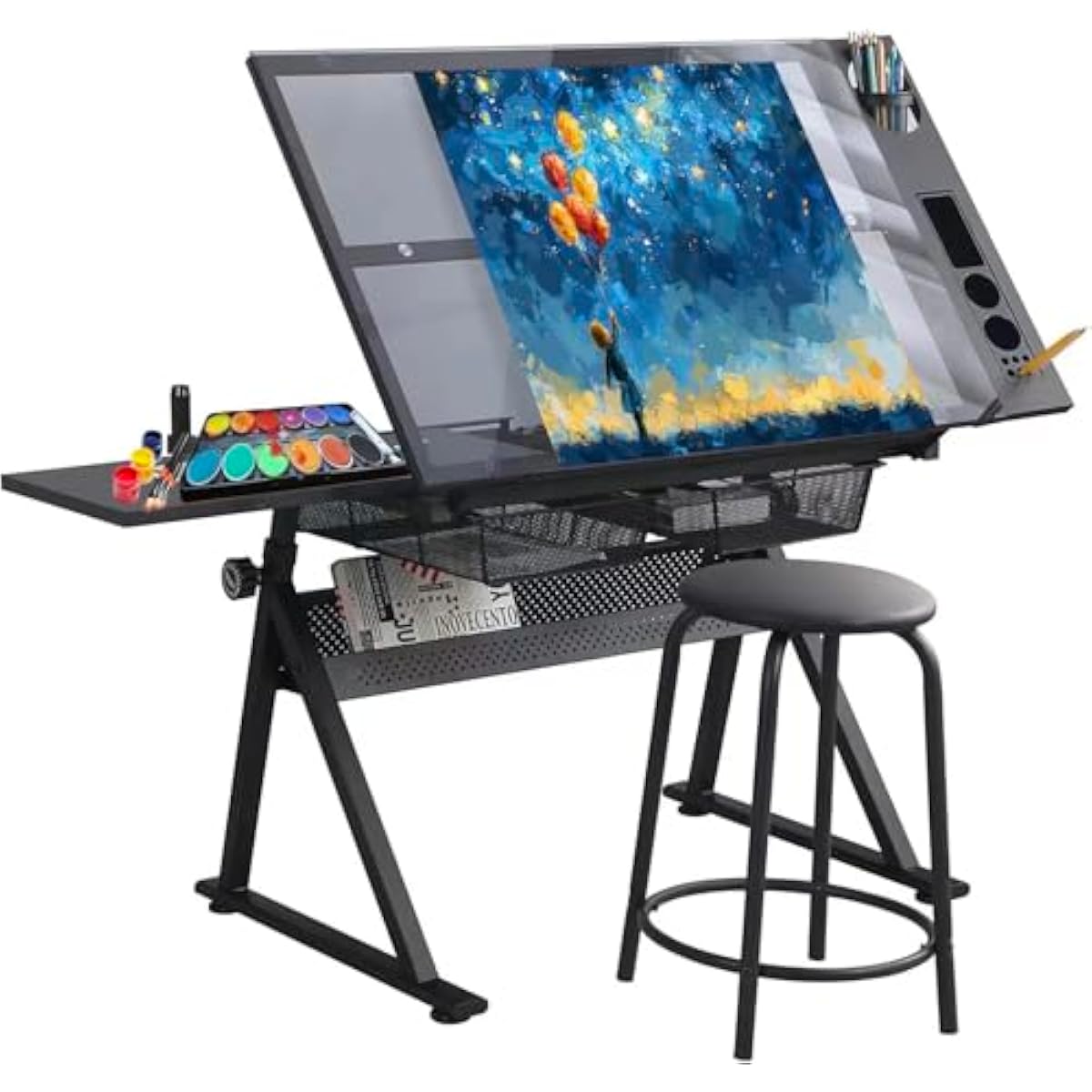 Adjustable Height Drafting Des - огляд і ціна Tops