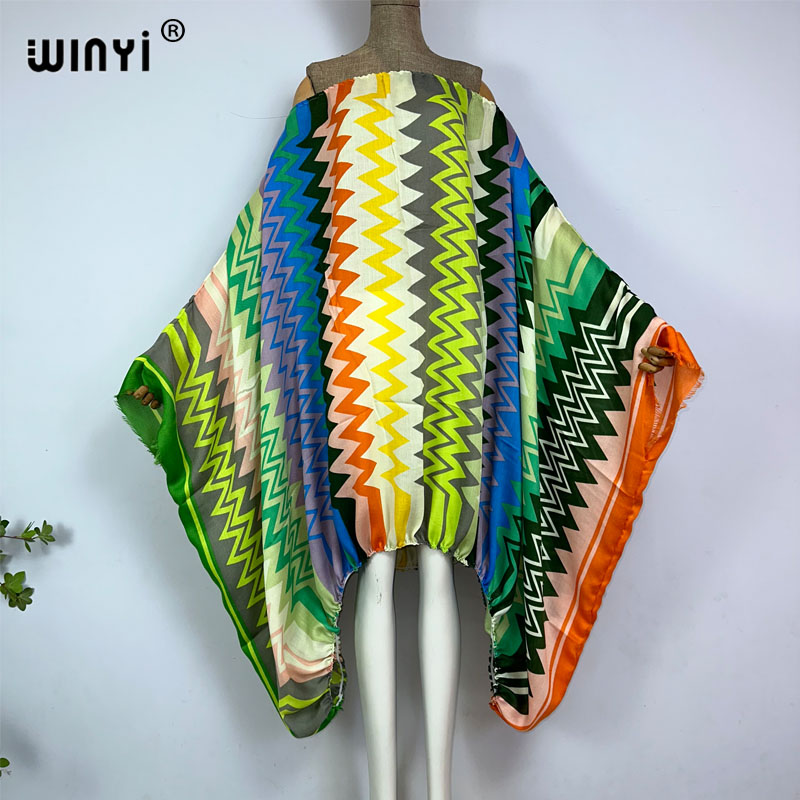 WINYI Women Sexy One Neck Maxi - огляд і ціна Boho Summer Beach Maxi Dress
