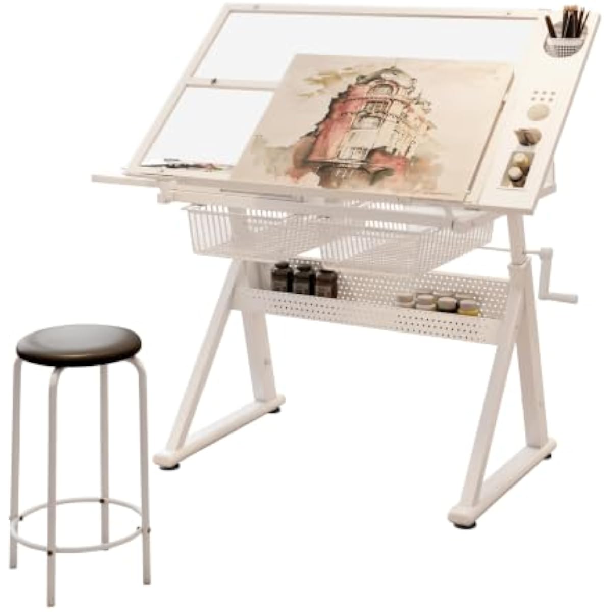 Adjustable Drafting Desk with  - огляд і ціна Tops
