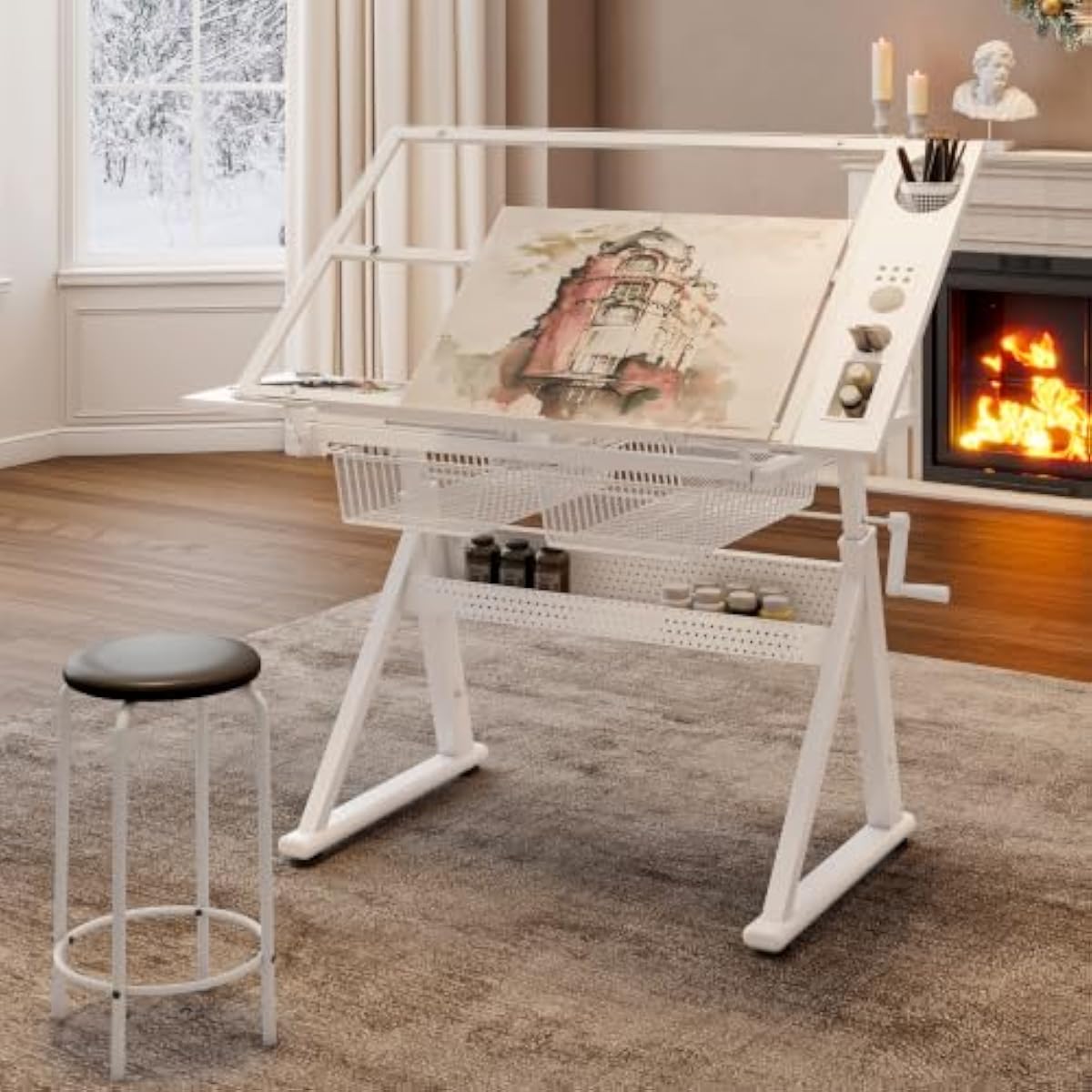Adjustable Drafting Desk with  - огляд і ціна Tops