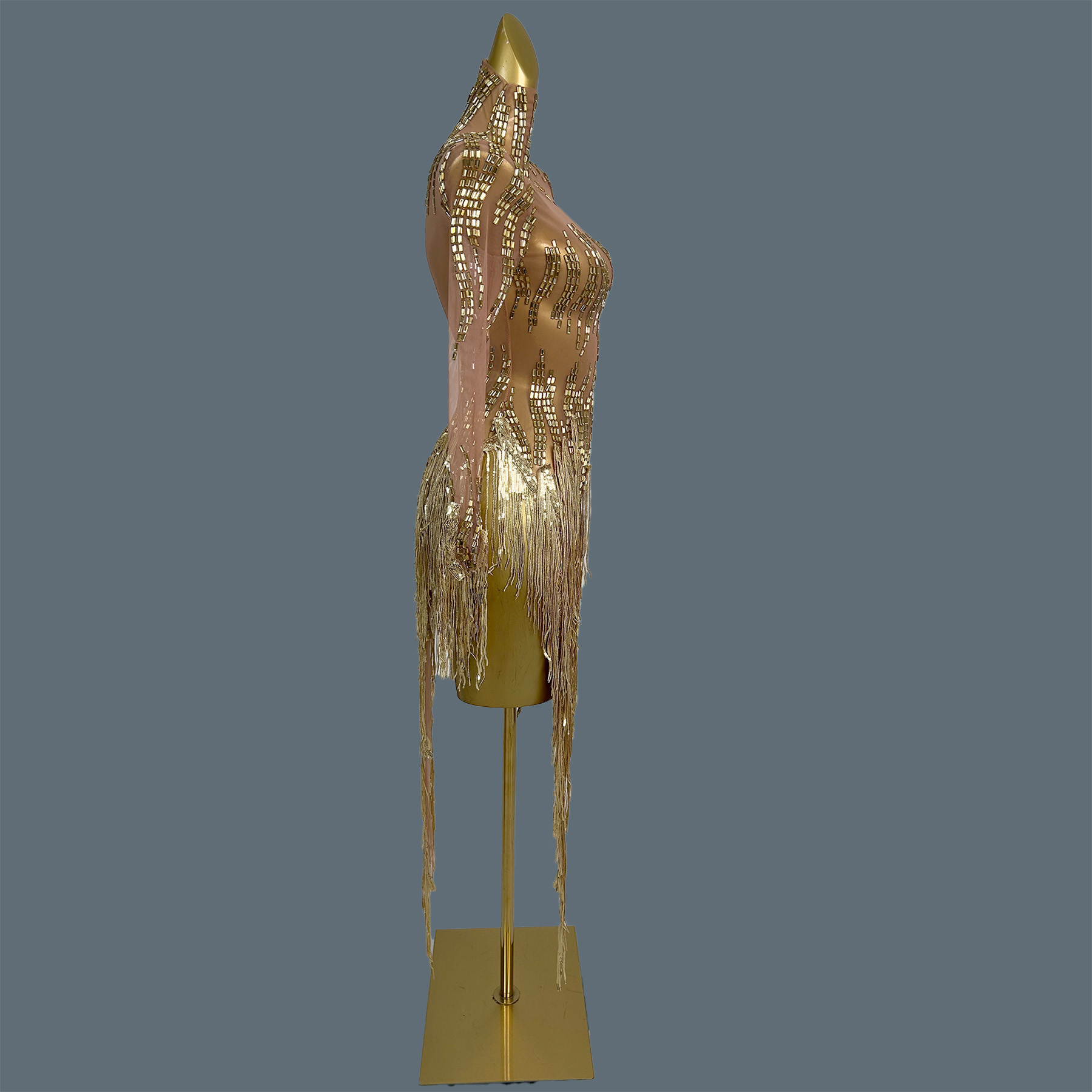 Party Stage Show Sparkly Rhine - огляд і ціна Sparkly Rhinestone Club Party Dress