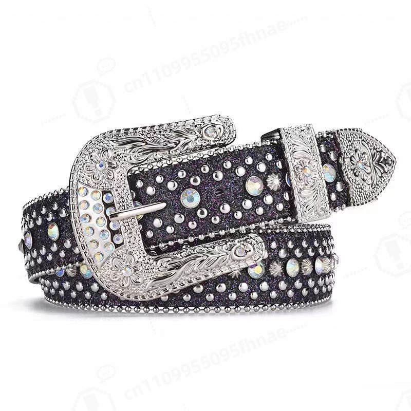 Y2K Style Rhinestone Belt For  - огляд і ціна Jeans